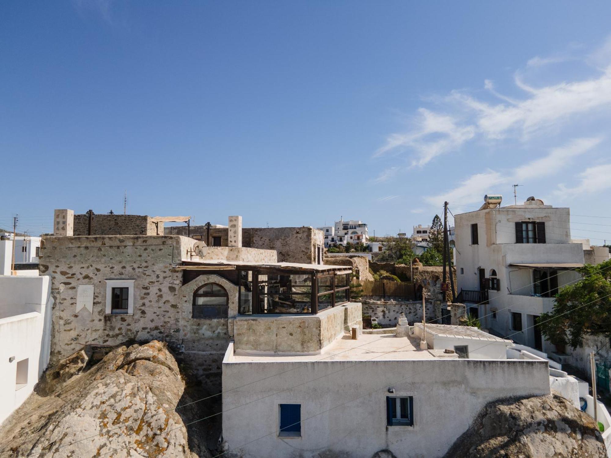 Villa Themed House "Castle Halaros" View 17Th Century Glinado Naxos Exterior foto